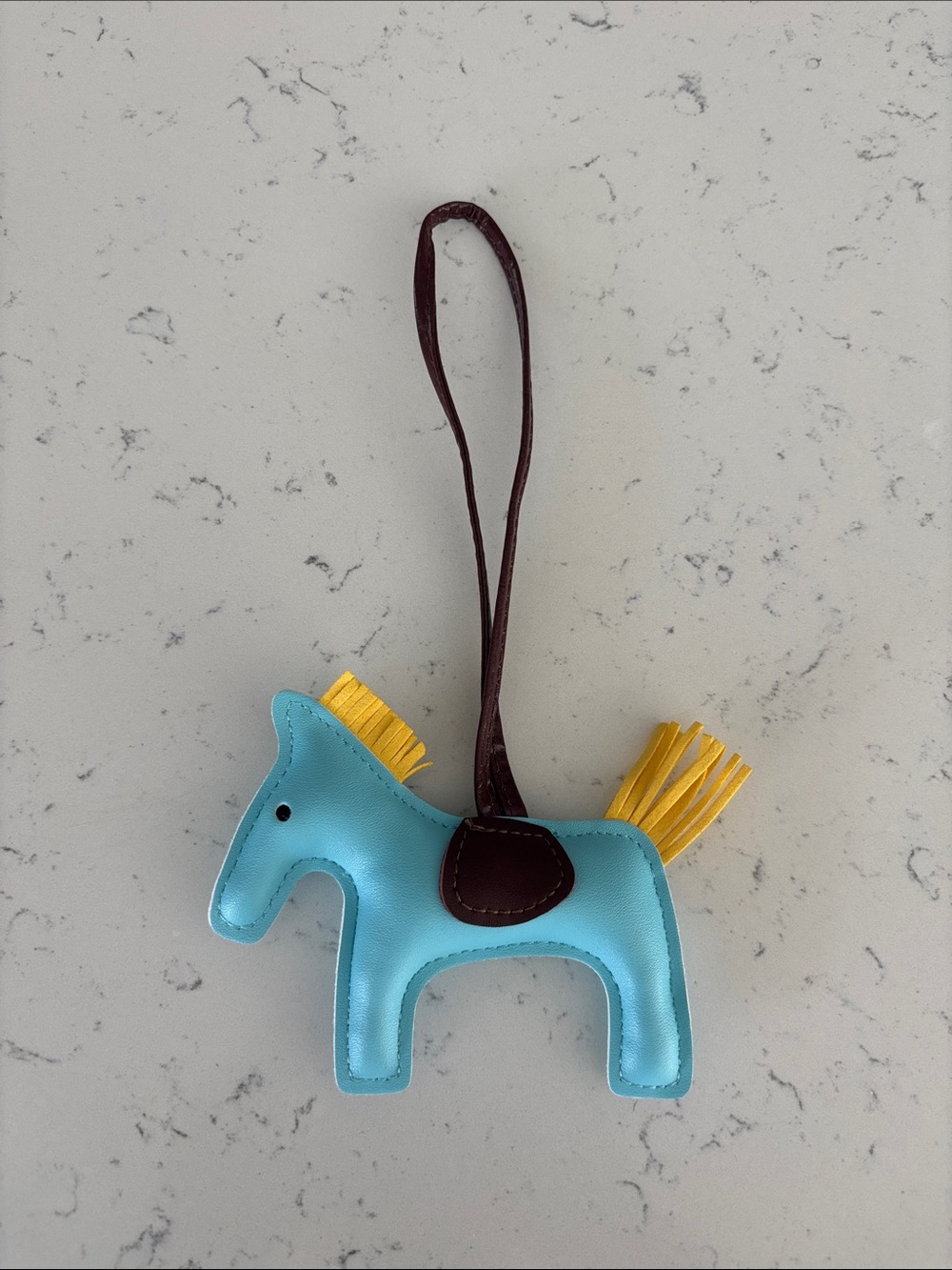 Blue Pony Bag Charm